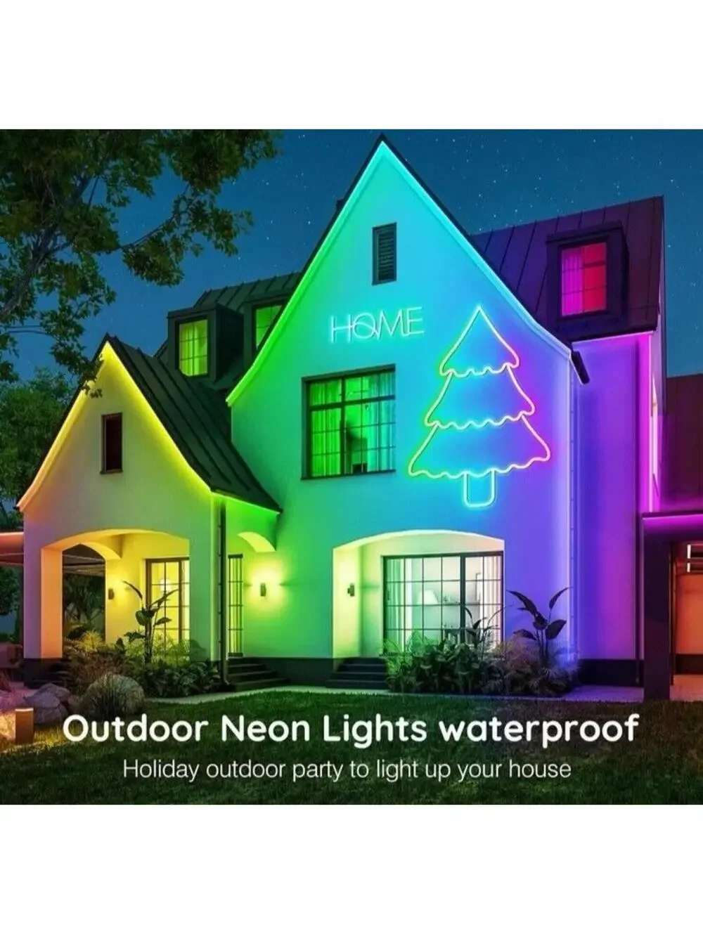 Neon Rope LED 20Ft Lights – Flexible, Dimmable, Remote Control, Vibrant Glow!